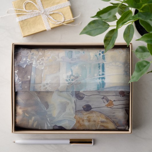 Papier Mousseline Chambre Caravane Vue Découpage (Cadeau)