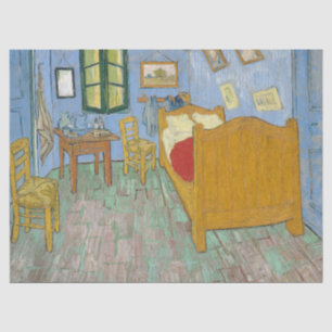 Papier Mousseline Chambre de Van Gogh à Arles - Jaune et Bleu Classi