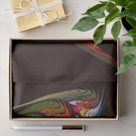 Papier Mousseline Chameleon Art Abstrait (Cadeau)