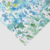 Papier Mousseline 'Champ Abstrait de fleurs' (Détail)