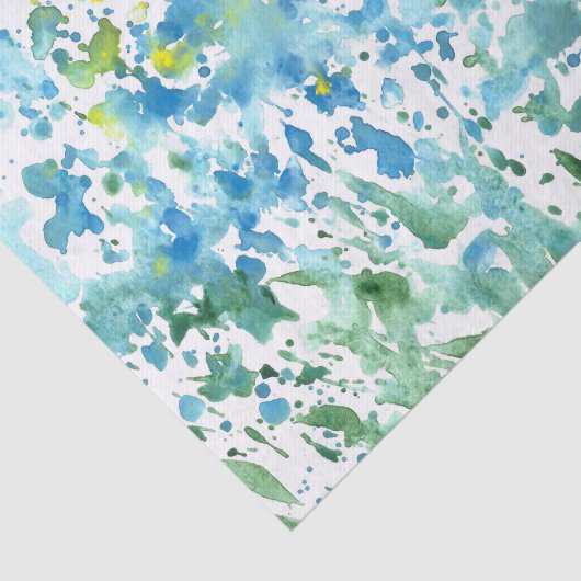 Papier Mousseline 'Champ Abstrait de fleurs' (Détail)