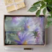 Papier Mousseline Champ d'aquarelle à fleurs (C) (Cadeau)