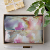 Papier Mousseline Champ d'aquarelle de la carnation des fleurs (D) (Cadeau)