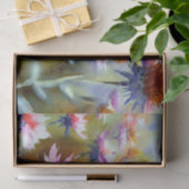 Papier Mousseline Champ d'aquarelle Fleurs-Confleur (D) (Cadeau)