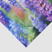 Papier Mousseline Champ d'aquarelle Fleurs-Lupine (C) (Détail)