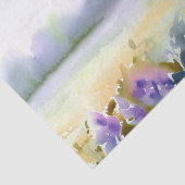 Papier Mousseline Champ d'aquarelle Fleurs-Wisteria (C) (Détail)