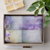 Papier Mousseline Champ d'aquarelle Fleurs-Wisteria (C) (Cadeau)