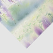 Papier Mousseline Champ d'aquarelle Fleurs-Wisteria (D) (Détail)