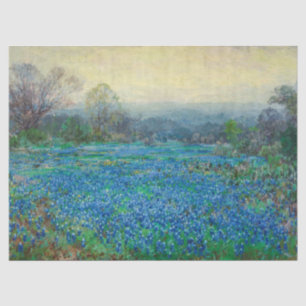 Papier Mousseline Champ de Bluebonnets par Julian Onderdon