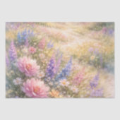 Papier Mousseline Champ de Fleurs (Recto)