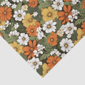 Papier Mousseline Champ de fleurs (Détail)