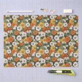 Papier Mousseline Champ de fleurs (Artisanat)