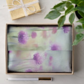 Papier Mousseline Champ de fleurs-Allium, (B) Aquarelle (Cadeau)