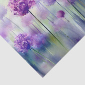 Papier Mousseline Champ de fleurs-Allium, (C) Aquarelle (Détail)