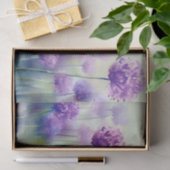 Papier Mousseline Champ de fleurs-Allium, (C) Aquarelle (Cadeau)