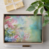 Papier Mousseline Champ de fleurs - Aquarelle (B) (Cadeau)