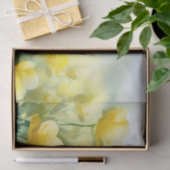 Papier Mousseline Champ de Fleurs-Bouttercups (C) Aquarelle (Cadeau)