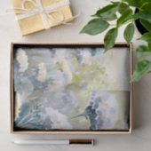 Papier Mousseline Champ de fleurs-Dusty Miller (C) Aquarelle (Cadeau)