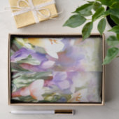 Papier Mousseline Champ de fleurs-Freesia (A) Aquarelle (Cadeau)