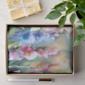 Papier Mousseline Champ de Fleurs-Gladiolus (A) Aquarelle (Cadeau)