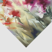 Papier Mousseline Champ de Fleurs-Gladiolus (C) Aquarelle (Détail)