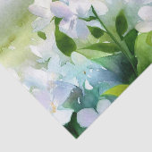 Papier Mousseline Champ de fleurs-Jasmine (D) Aquarelle (Détail)