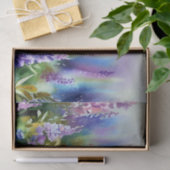 Papier Mousseline Champ de fleurs-Lupine (A) Aquarelle (Cadeau)