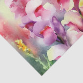 Papier Mousseline Champ de fleurs-Snapdragon (C) Aquarelle (Détail)