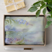 Papier Mousseline Champ de fleurs-Veronica (D) Aquarelle (Cadeau)