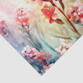 Papier Mousseline Champ de fleurs-Waxflower (A) Aquarelle (Détail)