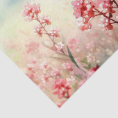 Papier Mousseline Champ de fleurs-Waxflower (D) Aquarelle (Détail)