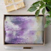 Papier Mousseline Champ de fleurs-Wisteria (A) Aquarelle (Cadeau)