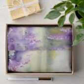 Papier Mousseline Champ de fleurs-Wisteria (B) Aquarelle (Cadeau)