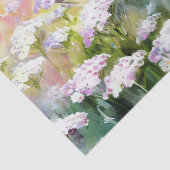 Papier Mousseline Champ de fleurs-Yarrow (A) Aquarelle (Détail)