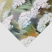 Papier Mousseline Champ de fleurs-Yarrow (B) Aquarelle (Détail)