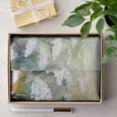 Papier Mousseline Champ de fleurs-Yarrow (B) Aquarelle (Cadeau)