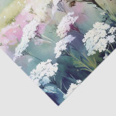 Papier Mousseline Champ de fleurs-Yarrow (C) Aquarelle (Détail)