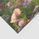 Papier Mousseline Champ de la découpage des fleurs de printemps (Détail)