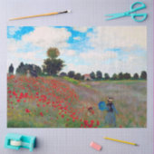 Papier Mousseline Champ de pavot, Monet (Artisanat)
