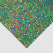 Papier Mousseline Champ de pavots par Après Gustav Klimt (Détail)