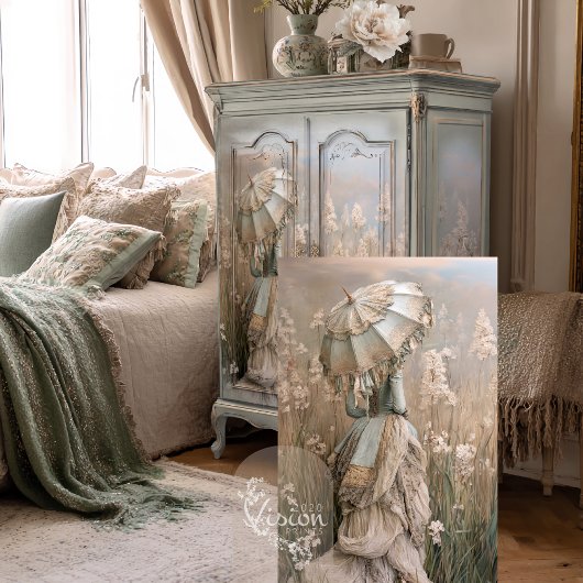 Papier Mousseline Champ de rêves Portrait romantique & Parasol