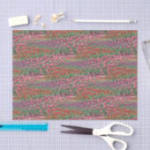 Papier Mousseline Champ De Tulipes (Artisanat)