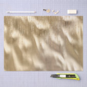 Papier Mousseline Champagne Gold Glam Sparkle Strings Mariage (Artisanat)