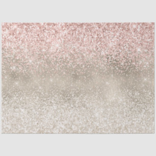 Papier Mousseline Champagne Gold Pink White Glitzy Parties scintilla