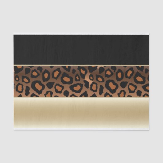 Papier Mousseline Champagne, noir et copie de Jaguar (Recto)