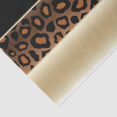 Papier Mousseline Champagne, noir et copie de Jaguar (Détail)