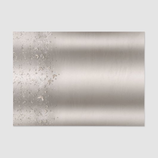 Papier Mousseline Champagne Shimmer Flutter Papillon doux 16 Partie (Recto)