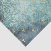 Papier Mousseline Champignon Damas vintage (Détail)