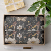 Papier Mousseline Champignon d'automne et fleurs Découpage d'automne (Cadeau)