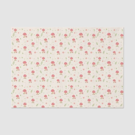 Papier Mousseline Champignon Mignon (Recto)